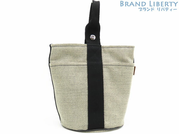 楽天市場】HERMES エルメス サクソーPM ハンドバッグ トワルアッシュ