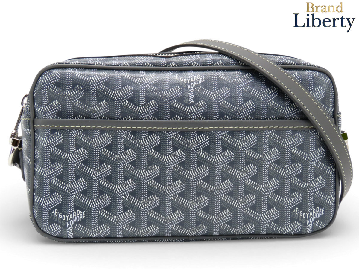 【新品同様】ゴヤール GOYARD カップヴェール PM バッグ 斜め掛けショルダーバッグ ポシェット ポーチ GRIS グレー PVC レザー CAPVE2PMLTY51CL51P　【中古】