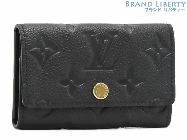 【未当て嵌める】ルイヴィトン LOUIS VUITTON モノグラムアンプラント ミュルティクレ6 6連手当たり容れもの 手当たり輪っか キーホルダー ノワール  黒いこと M64421 【中古】