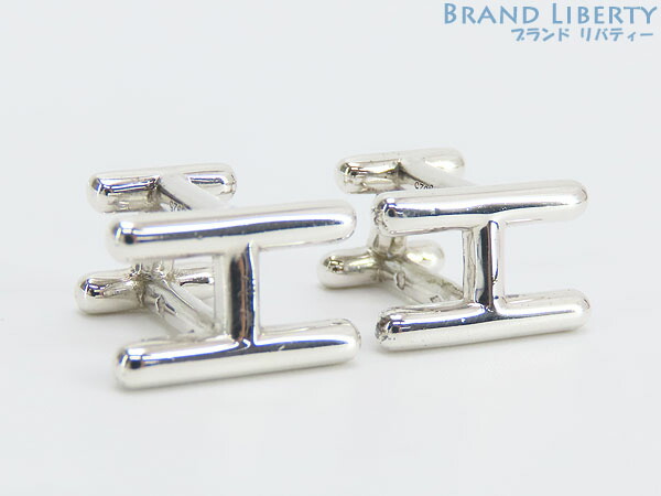 楽天市場】【美品】エルメス【HERMES】ジェミニH オプティクス カフス