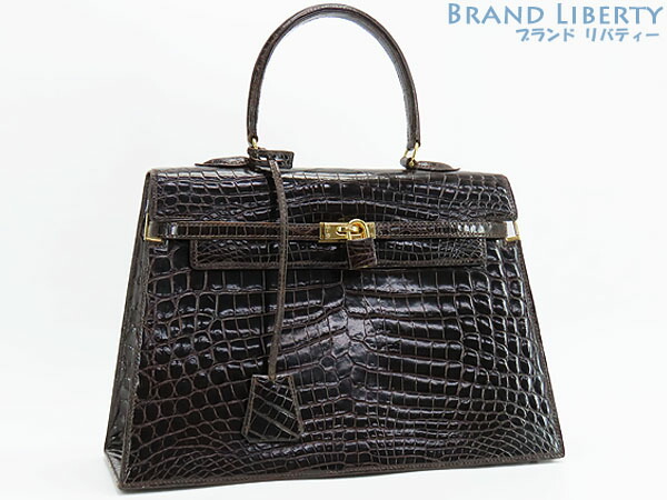 モラビト　ブラウン　スカラハンドバック　超美品‼️ MORABITO モラビト ハンドルバッグ スカラ28 ダークブラウン・GP金具