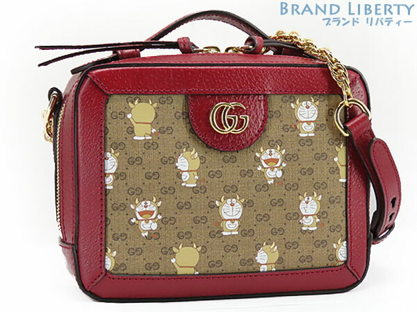 GUCCI グッチ 限定ドラえもん50周年コラボ　プリンスタウン　中古　24.5 GUCCI グッチ 限定ドラえもん50周年コラボ プリンスタウン 中古 24.5