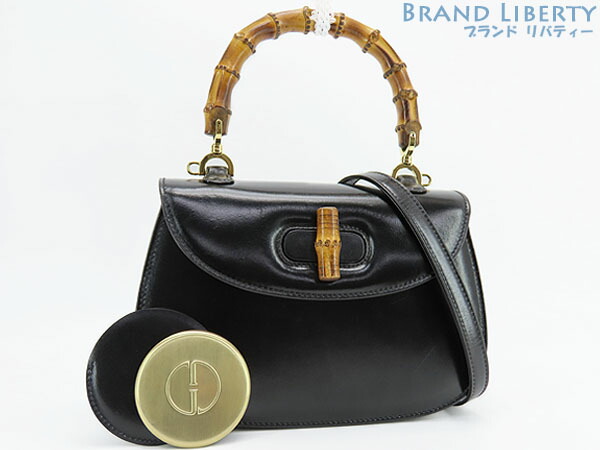 GUCCI オールドグッチ ハンドバッグ バンブー ブラウン　茶レザー GUCCI グッチ バンブー トートバッグ ハンドバッグ オールド