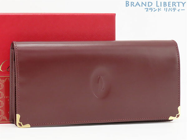 CartierドゥーブルC ドゥ カルティエ　長財布 Cartier】カルティエ『ドゥーブルC ドゥ カルティエ フラップ付