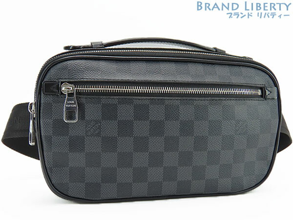 【美品】ルイヴィトン LOUIS VUITTON ダミエグラフィット アンブレール 上半身御徒面子 酉の方角御徒面子 バムバッグ 三尺帯御徒面子 黒いこと N41289 【中古】