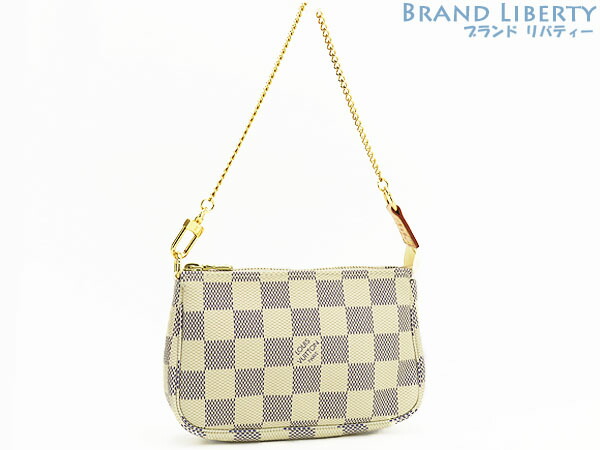 楽天市場】ルイヴィトン ダミエ アズール ミニ ポシェット アクセ