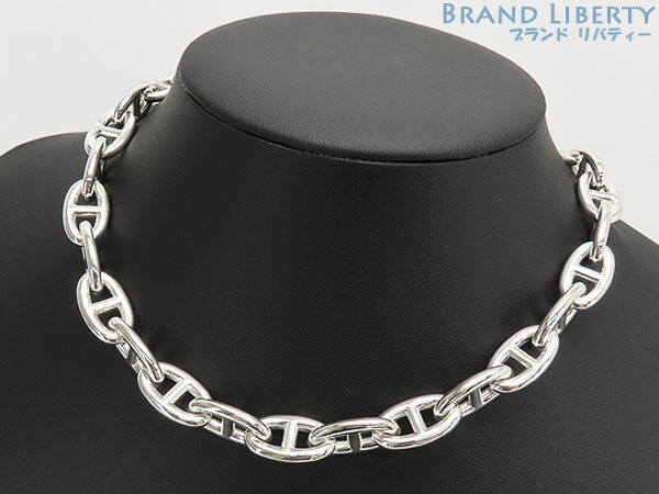 専用品　激レア HERMES エルメス シェーヌダンクル ネックレス MM36 楽天市場】【新品仕上げ】エルメス HERMES シェーヌダンクル MM