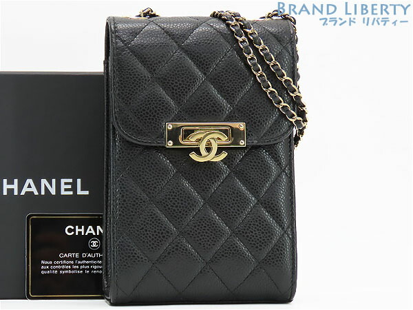 CHANEL - CHANEL シャネル キャビアスキン タイムレス クラシックライン スマホケース 長財布 ポーチ マトラッセ ブラック シルバー金具 グレインドカーフスキン AP0225 30番代 美品 CHANEL - CHANEL シャネル キャビアスキン タイムレス