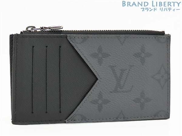 【新品同様】ルイヴィトン　LOUIS VUITTON　タイガラマ モノグラム エクリプス リバース　コインカード ホルダー　カードケース　パスケース　名刺入れ　コインケース　コインパース　小銭入れ　コンパクト財布　ノワール ブラック グレー　M69533　【中古】 38,896円