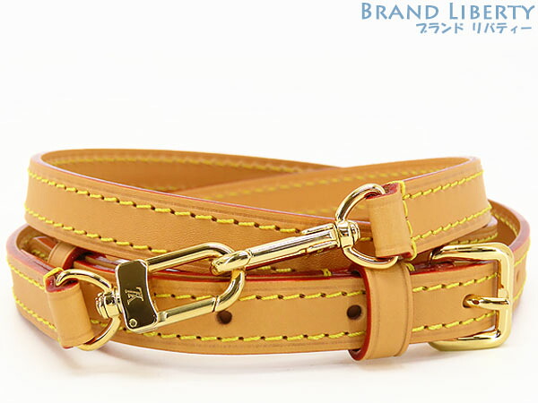 【未使用】ルイヴィトン LOUIS VUITTON ヌメ革 調整可能 ショルダーストラップ ナチュラル ゴールド ヌメ革カーフレザー　【中古】｜Brand Liberty