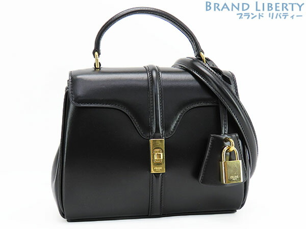 ショルダーバッグ・ポシェット CELINE Mini 16 Bag 直営店買付 CELINE ミニ 16（セーズ） / サテンドカーフスキン