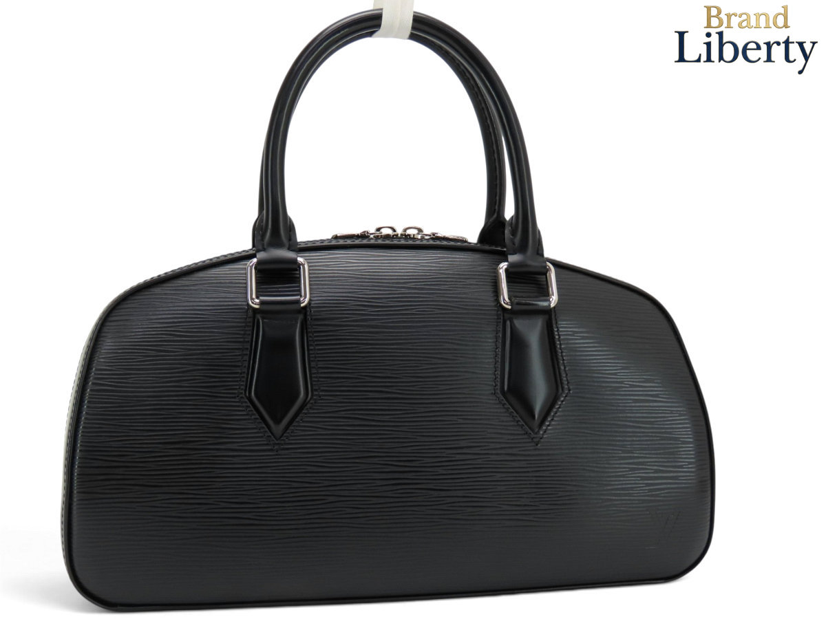 【超美品】ルイヴィトン LOUIS VUITTON エピ ジャスミン ミニボストンバッグ ハンドバッグ ボーリングバッグ ノワール ブラック レザー M52782 【中古】|Brand Liberty