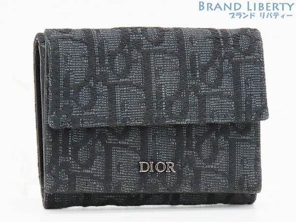 楽天市場】DIOR ディオール オブリークジャガード3つ折り