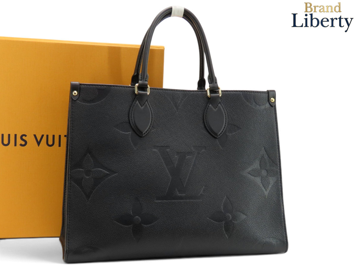 【新品負けず劣らず】ルイヴィトン LOUIS VUITTON モノグラム アン工業プラント オンザゴー MM 2WAY トートバッグ ショルダーバッグ ハンドバック ノワール 黒いこと なめし革 M45595 【中古】