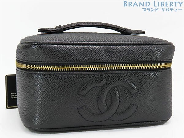 CHANEL　シャネル キャビアスキン ココマーク バニティ ヴァニティ　92 CHANELシャネル キャビアスキン ココマーク バニティ ヴァニティ92