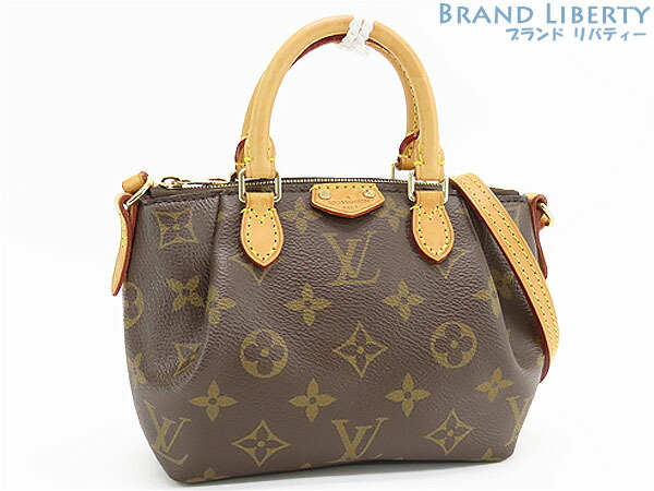 【レア美品】ルイヴィトン　LOUIS VUITTON　モノグラム　ナノ テュレン　斜め掛けショルダーバッグ　ショルダーポーチ　ポシェット　ダークブラウン　M61253　【中古】