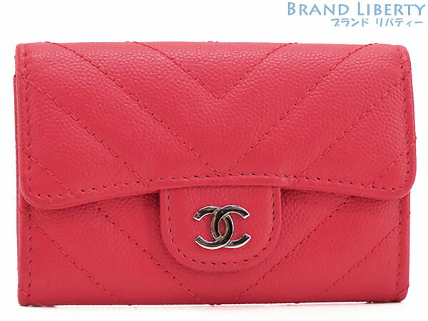 楽天市場】CHANEL シャネル シェブロン Vステッチ ココマーク 名刺入れ