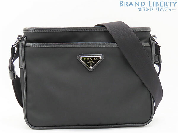 PRADA　ショルダーバッグ　ナイロン ブラック 2VH053 TES+SAF PRADA ショルダーバッグ ナイロン ブラック 2VH053 TES+SAF PRADA