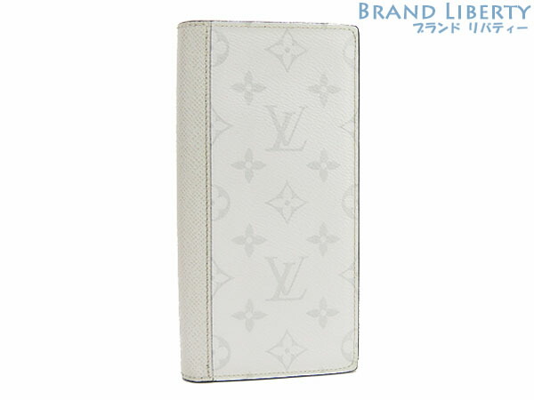 【超美品】ルイヴィトン LOUIS VUITTON タイガラマ モノグラム ポルトフォイユ ブラザ 二つ折り長財布 アンタークティカ ホワイト M30298 【中古】