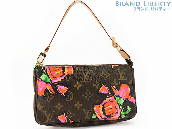 【美品】ルイヴィトン アクセソワール モノグラム M51980 ハンドポーチ Louis Vuitton ルイヴィトン モノグラム アクセソワール M51980