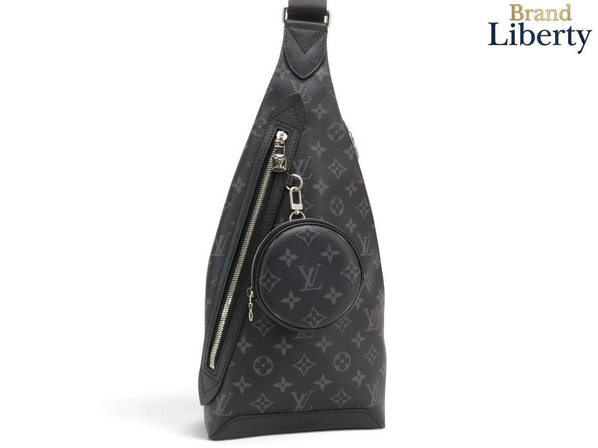 【ほぼ新品】ルイヴィトン LOUIS VUITTON モノグラム エクリプス デュオ スリングバッグ ボディバッグ バムバッグ ショルダーバッグ ファスナーポーチ付き ブラック PVC レザー M30936　【中古】｜Brand Liberty