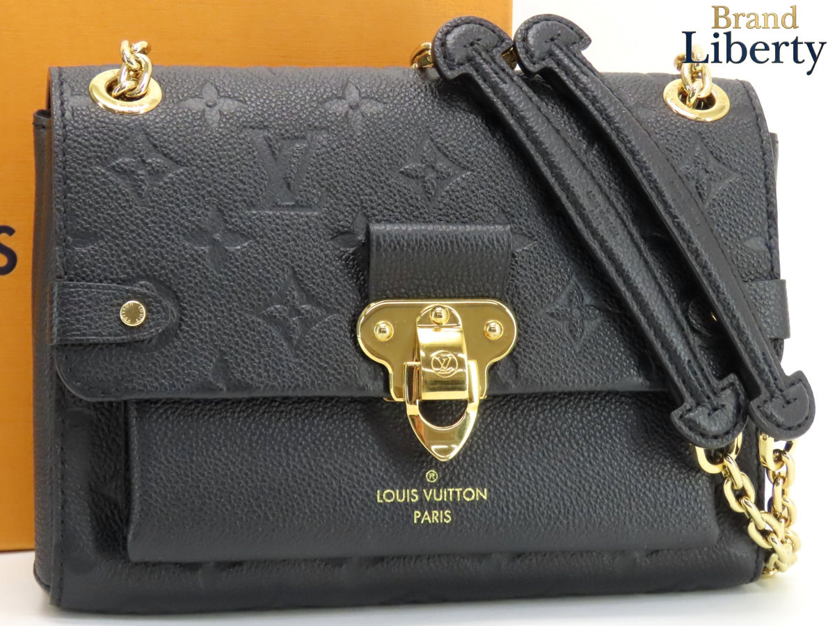 【ほぼ新品】ルイヴィトン LOUIS VUITTON モノグラム アン工業プラント ヴァヴァン BB チェーン店ショルダーバッグ 曲がった掛けショルダーバッグ ポシェット ノワール 黒いこと アンプラントレザー M44550 【中古】