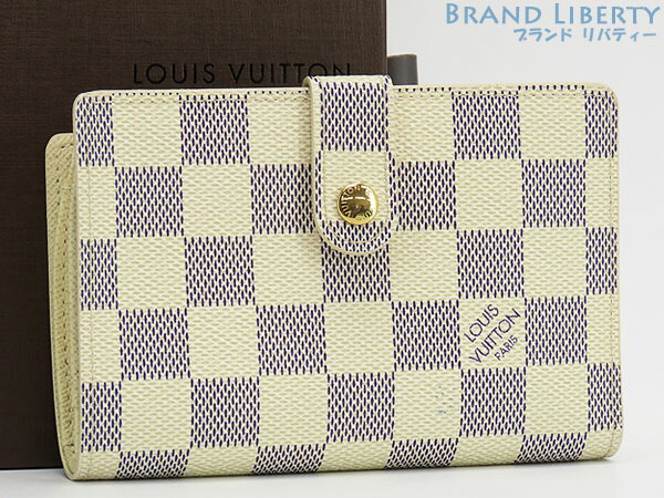 Louis Vuitton ダミエ・アズール 新型 ヴィトン ヴィエノワ 財布 ダミエ・アズール 財布 ポルトフォイユ ヴィエノワ【ルイ