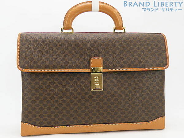 楽天市場】【バッグ】CELINE セリーヌ マカダム ブリーフケース