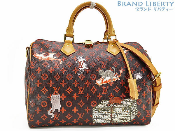 【限定美品】ルイヴィトン　LOUIS VUITTON　トランスフォームド モノグラム キャットグラム　スピーディ バンドリエール 30　2WAY ミニボストンバッグ　ハンドバッグ　ショルダーバッグ　M44401　【中古】