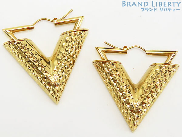 ルイヴィトン M00390 ブックルドレイユ プティルイ ピアス ロゴマニア 金 ルイヴィトン/ピアス/ブックル ドレイユ・プティ ルイ/ゴールド/型番