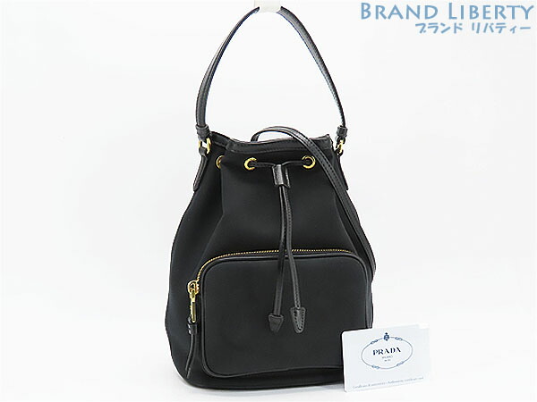楽天市場】美品 プラダ PRADA レザー 巾着 2wayショルダーバッグ
