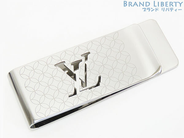 【美品】ルイヴィトン　LOUIS VUITTON　ビルクリップ シャンゼリゼ　パンス ビエ シャンゼリゼ　マネークリップ　財布　シルバー　M65041　【中古】