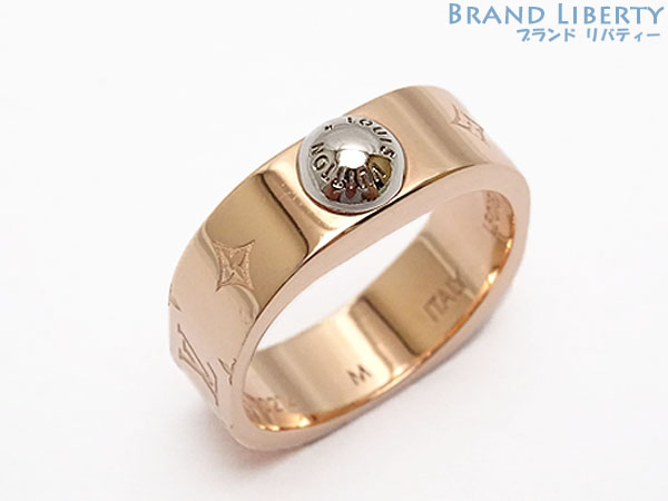 Brand Liberty: Louis Vuitton LOUISVUITTON Bergh nano gram ring ring pink gold PG M00214 ...