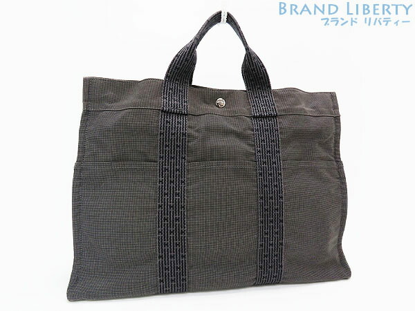 【極美品】エルメス HERMES エールライン PM ブラック 楽天市場】HERMES エルメス グレー ブラック 黒 エールラインPM