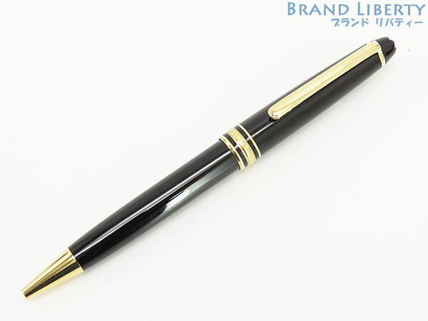 【美品】モンブラン　MONT BLANC　マイスターシュテュック　クラシック　ツイスト式　ボールペン　164　ブラック ゴールド　10883 132453　【中古】