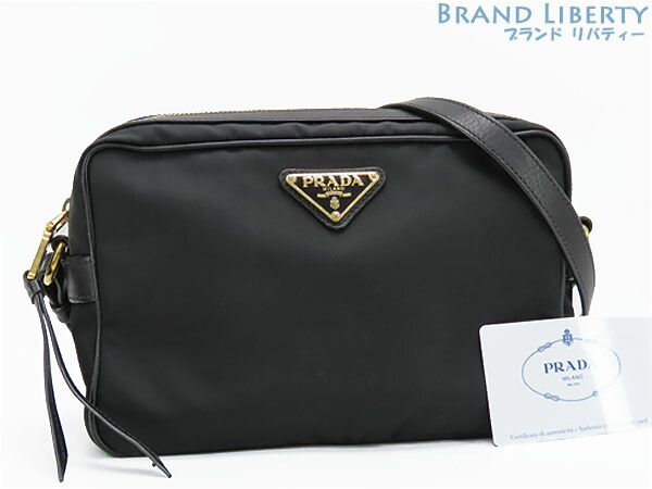 PRADA　ショルダーバッグ　ナイロン ブラック 2VH053 TES+SAF PRADA ショルダーバッグ ナイロン ブラック 2VH053 TES+SAF PRADA