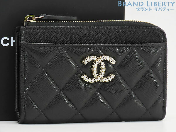 週末特別値下　美品　CHANEL コインケース　小銭入れ　小物入れ　黒　キャビア CHANEL シャネル マトラッセ コインケース 財布・小物 キャビア