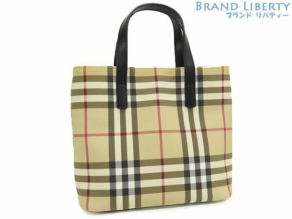 バーバリー　バニティ型ハンドバッグ 楽天市場】美品 バーバリー BURBERRY バニティ ハンドバッグ 赤