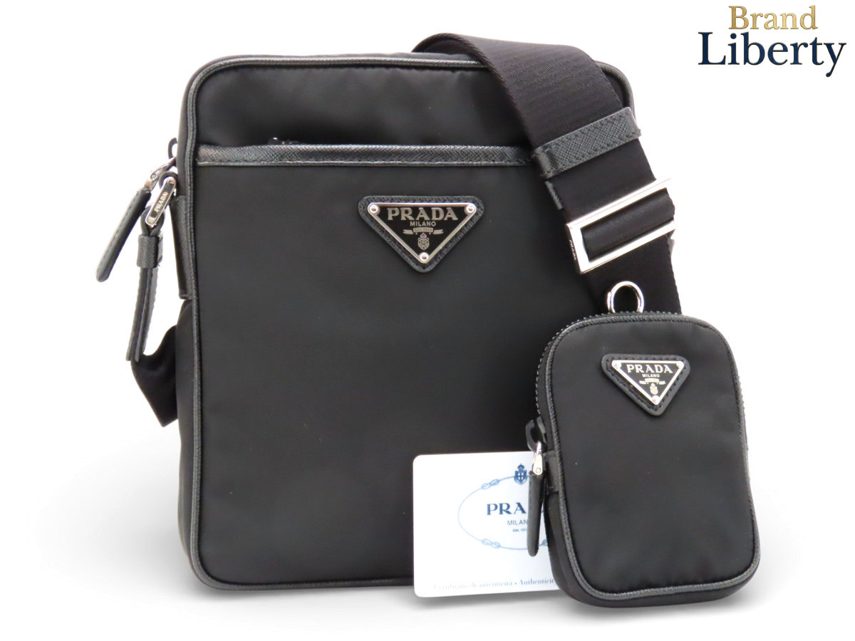楽天市場】PRADA プラダ メッセンジャー ショルダー ベルトバッグ