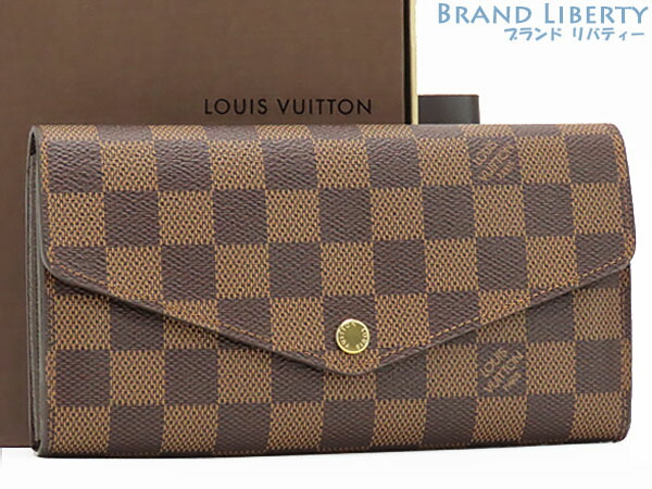 Louis Vuitton 　ポルトフォイユサラ　ダミエ　長財布 Louis Vuitton ルイヴィトン ダミエ ポルトフォイユサラ 長財
