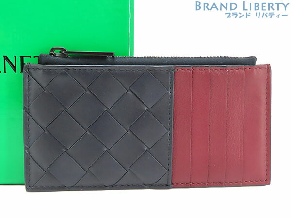 バイカラー【BOTTEGA VENETA】アンゴロ ファスナーカードケース 679843-vbwd311.jpg