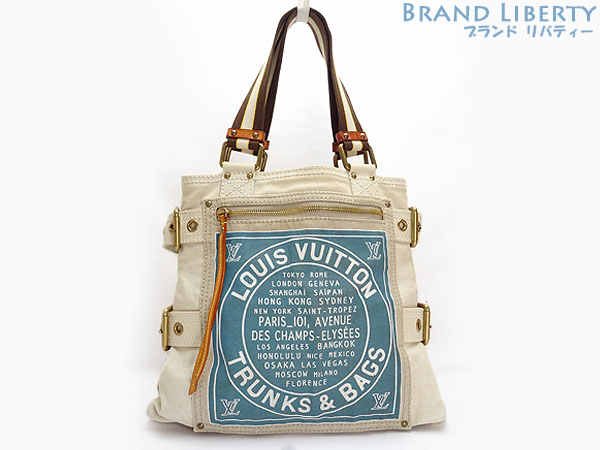 Brand Liberty: Louis Vuitton LOUISVUITTON Cruise line glove shopper MM tote bag handbag natural ...