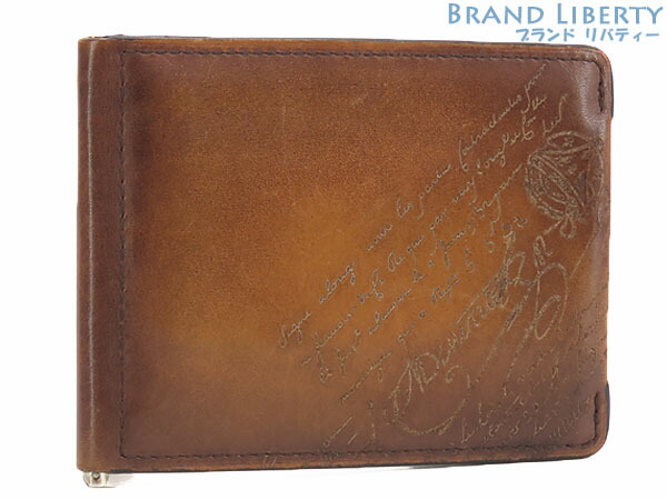 Berluti マネークリップ シルバー/ブラウン 楽天市場】Berluti ベルルッティ マネークリップ ビルクリップ 札ばさ