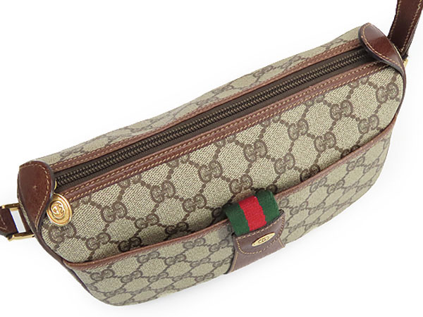 大人気! グッチ GUCCI ヴィンテージ オールドグッチ シェリーライン GG