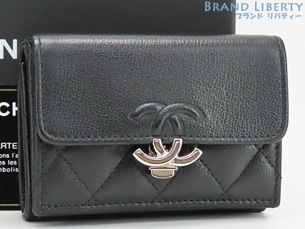 CHANEL トップハンドル フラップ ミニ チェーンウォレット 中古 CHANEL シャネル/トップハンドルチェーンウォレット/2023-2024