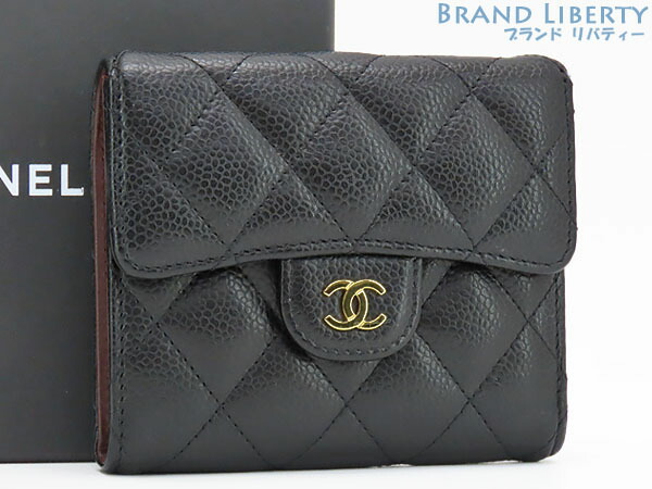 CHANEL●キャビア長財布A31506 キャビアスキン シャネルCHANEL財布サイフさいふ長財布 CHANEL