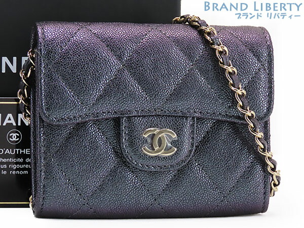 楽天市場】【未使用】シャネル CHANEL マトラッセ 25 キャビアスキン 