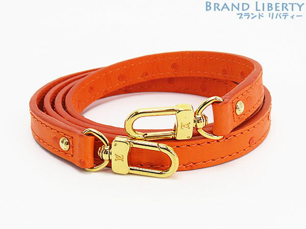 【激レア未使用】ルイヴィトン LOUIS VUITTON オーストリッチ レザー ショルダーストラップ アルマBB オレンジ ゴールド金具 【中古】|Brand Liberty