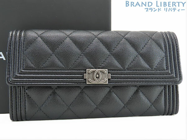 楽天市場】シャネル CHANEL 長財布 フラップウォレット ボーイ