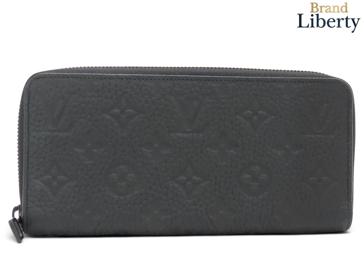 【新品同様】ルイヴィトン LOUIS VUITTON モノグラム トリヨン ジッピーウォレット ホリゾンタル ラウンドファスナー長財布 ブラック カーフレザー M11721　【中古】｜Brand Liberty